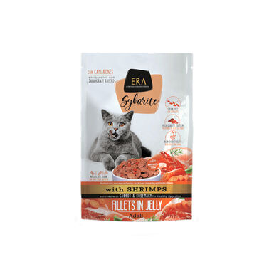 Era Sybarite Con Camarões, Cenoura e Alecrim Comida Húmida para gatos adultos